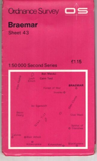 Braemar Sheet 43 Second Series:Ordnance Survey
