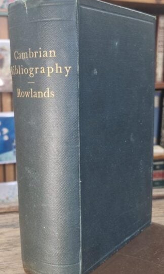 Cambrian Bibliography. Llyfryddiaeth y Cymry : William Rowlands