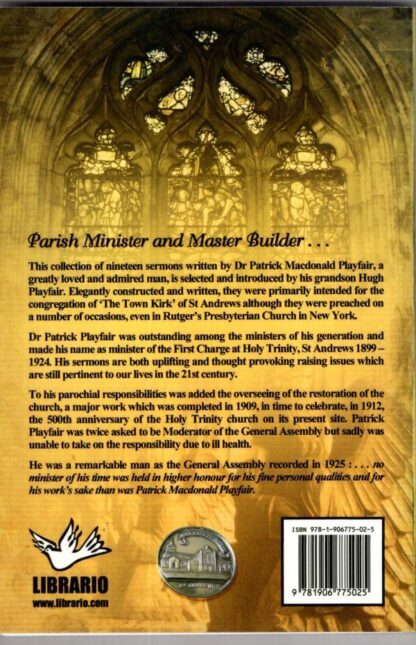 The Town Kirk: Hugh Playfair: Collected Sermons:Michael Posner - Image 2