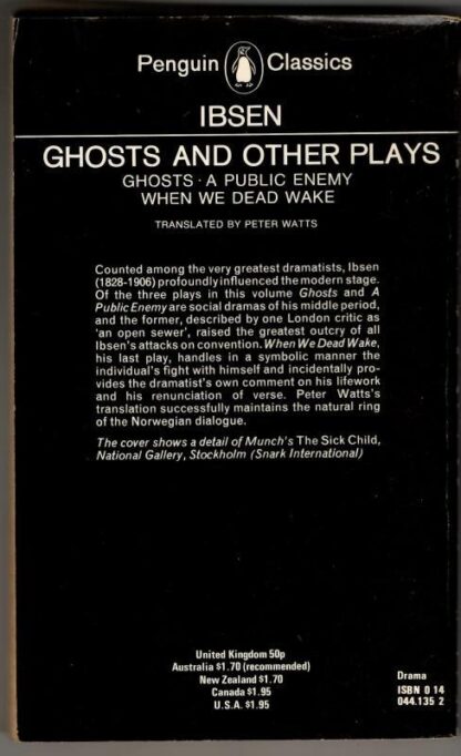 Ghosts and Other Plays: A Public Enemy; When We Dead Wake : Henrik Ibsen - Image 2