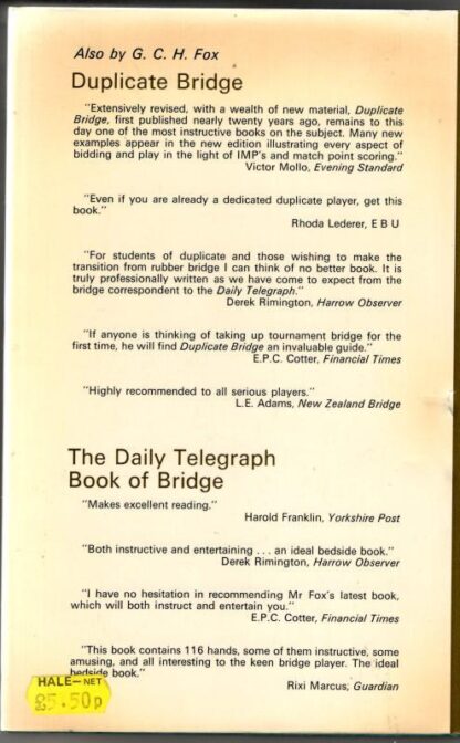 Bridge: Standard Bidding : G.C.H. Fox - Image 2