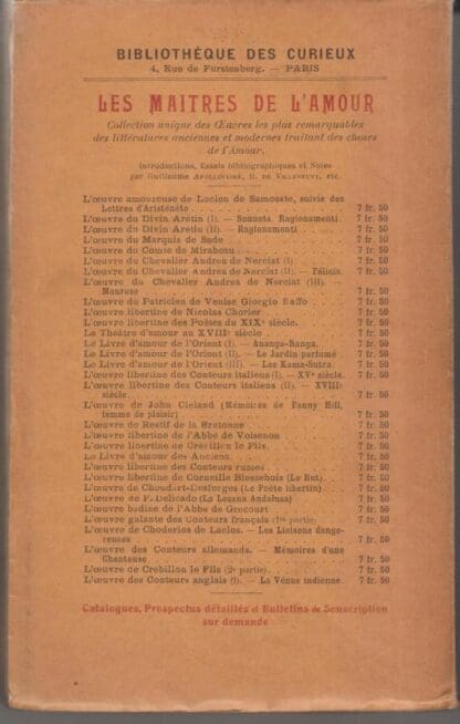 L'Oeuvre amoureuse de Lucien suivi des Epîtres amoureuses d'Aristénète:Apollinaire - Image 2