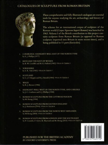 Roman Sculpture from London and the South-East (Corpus Signorum Imperii Romani) : Penny Coombe, Francis Grewe, Kevin Hayward, Martin Henig - Image 2
