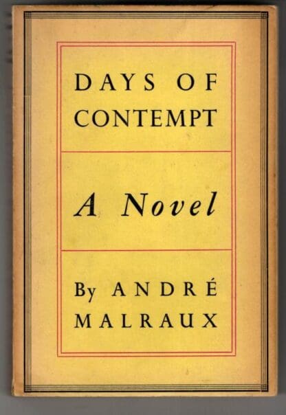 Days of Contempt : Andre Malraux - Image 2