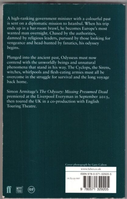 The Odyssey: Missing Presumed Dead: Adapted for the Stage : Simon Armitage - Image 2