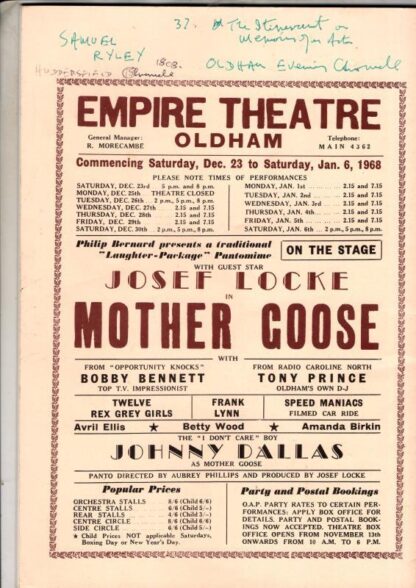 Melodrama, Mirth and Make-Believe: Story of the Cinema and Theatres of Oldham : Brian Holland - Image 2