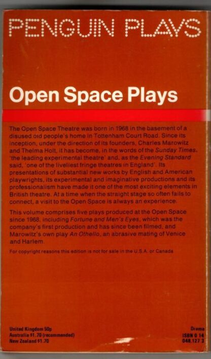 Open Space Plays : (selected by) Charles Marowitz - Image 2
