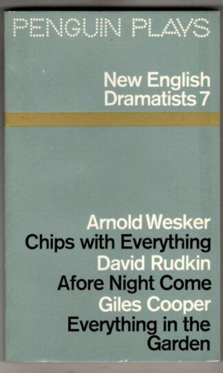 New English Dramatists 7 : Wesker; Rudkin; Cooper