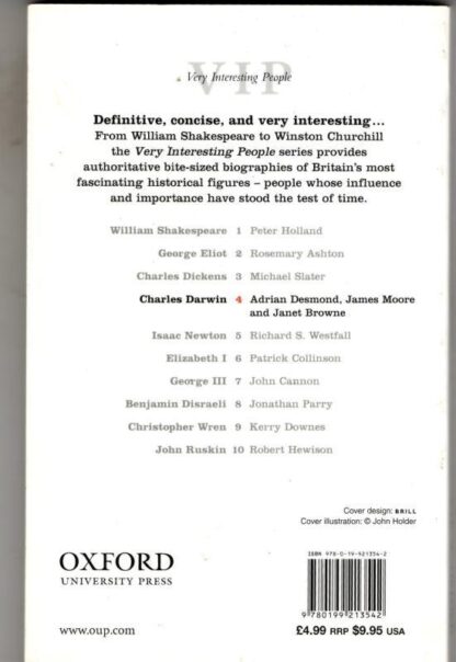 Charles Darwin (Very Interesting People) : Adrian Desmond - Image 2