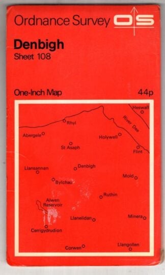 Denbigh Sheet 108 One-Inch Map:Ordnance Survey