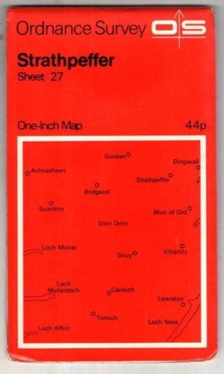 Strathpeffer Sheet 27 One-Inch Map:Ordnance Survey