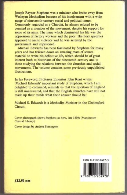 Purge This Realm: Life of Joseph Rayner Stephens : Michael S. Edwards - Image 2