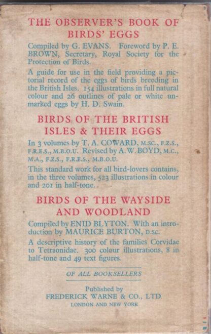 The Observer's Book of Birds : S.Vere Benson - Image 2