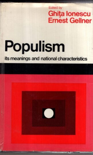 Populism (Nature of Human Society S.) : Ernest Gellner Ghita Ionescu