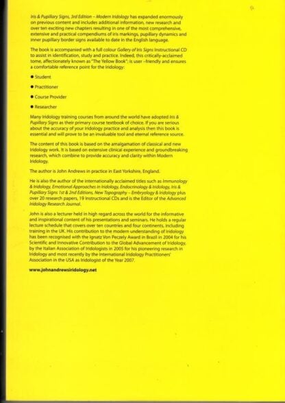 Iris & Pupillary Signs - Modern Iridology 3rd Edition : John Andrews - Image 2