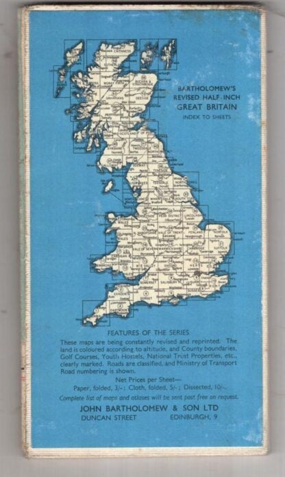 Revised Half Inch Great Britain New Forest Sheet 5:Bartholomew - Image 2