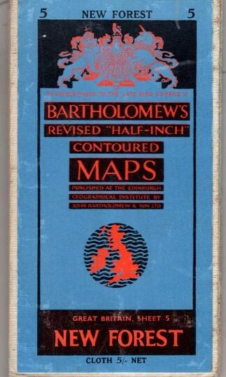 Revised Half Inch Great Britain New Forest Sheet 5:Bartholomew