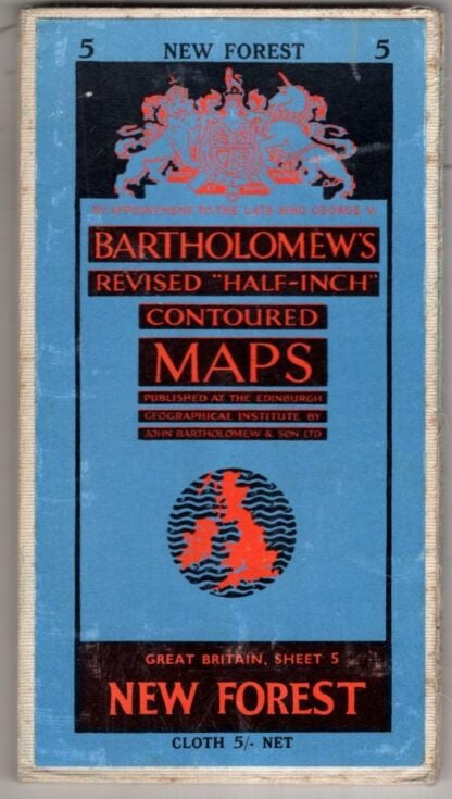 Revised Half Inch Great Britain New Forest Sheet 5:Bartholomew