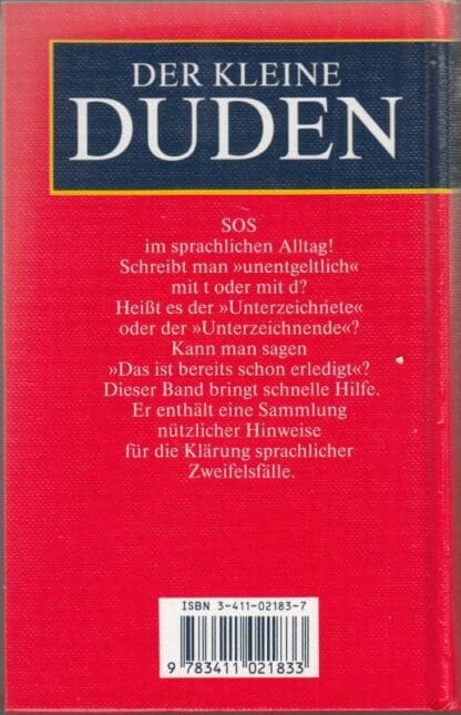 Der Kleine Duden: Sprachtips - Hilfen Fur Den Sprachlichen Alltag: - Image 2