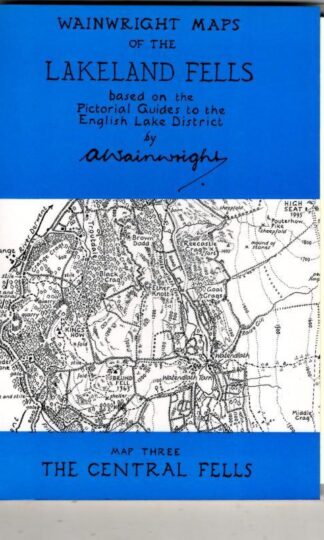 Wainwright Maps of the Lakeland Fells: The Central Fells Map 3 : Alfred Wainwright
