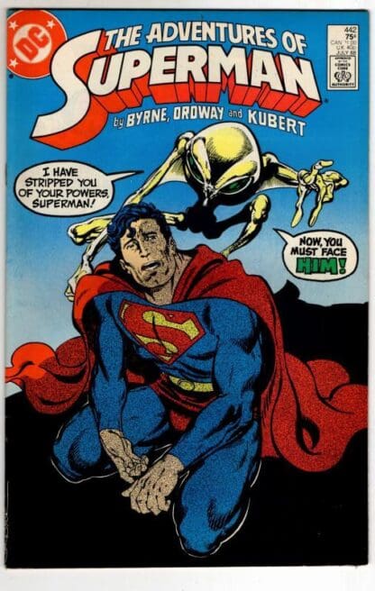 The Adventures of Superman #442 1988 : Ordway and Kubert Byrne