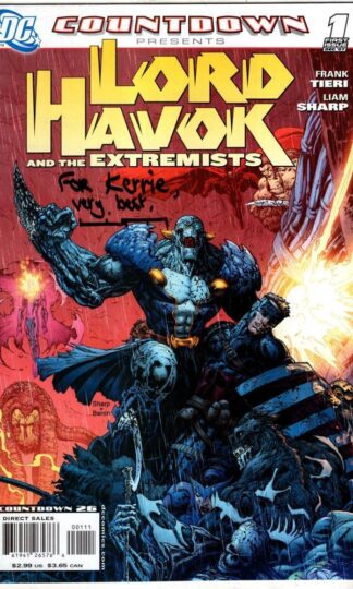 Countdown Presents Lord Havok & The Extremists #1 Signed : Frank Tieri
