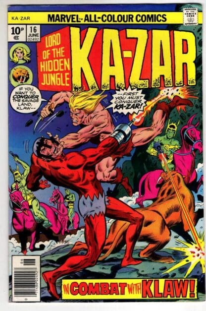 Ka-zar #16 1978 : Doug Moench